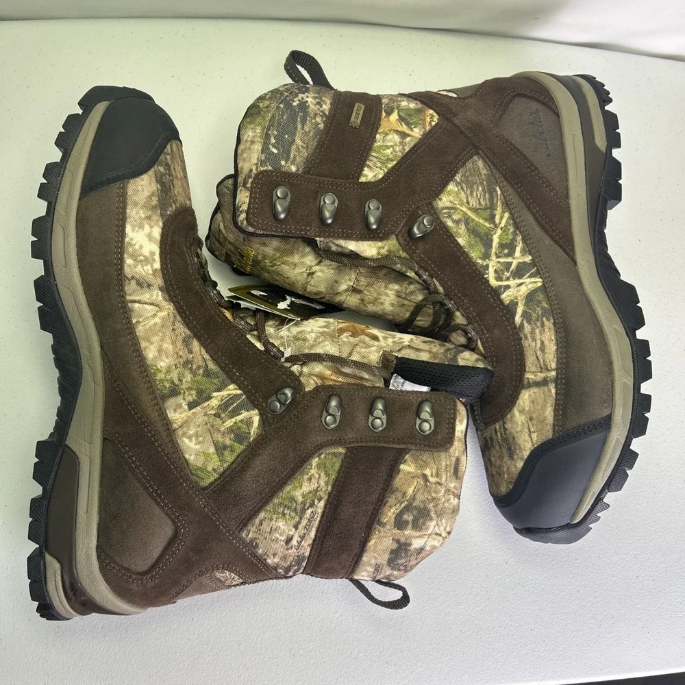 Cabelas Hunting Boots Mens 11M Camo 400g Thinsulate Waterproof Vibram 81-8639 Cabela main image 4